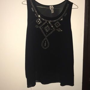 Beaded tank top